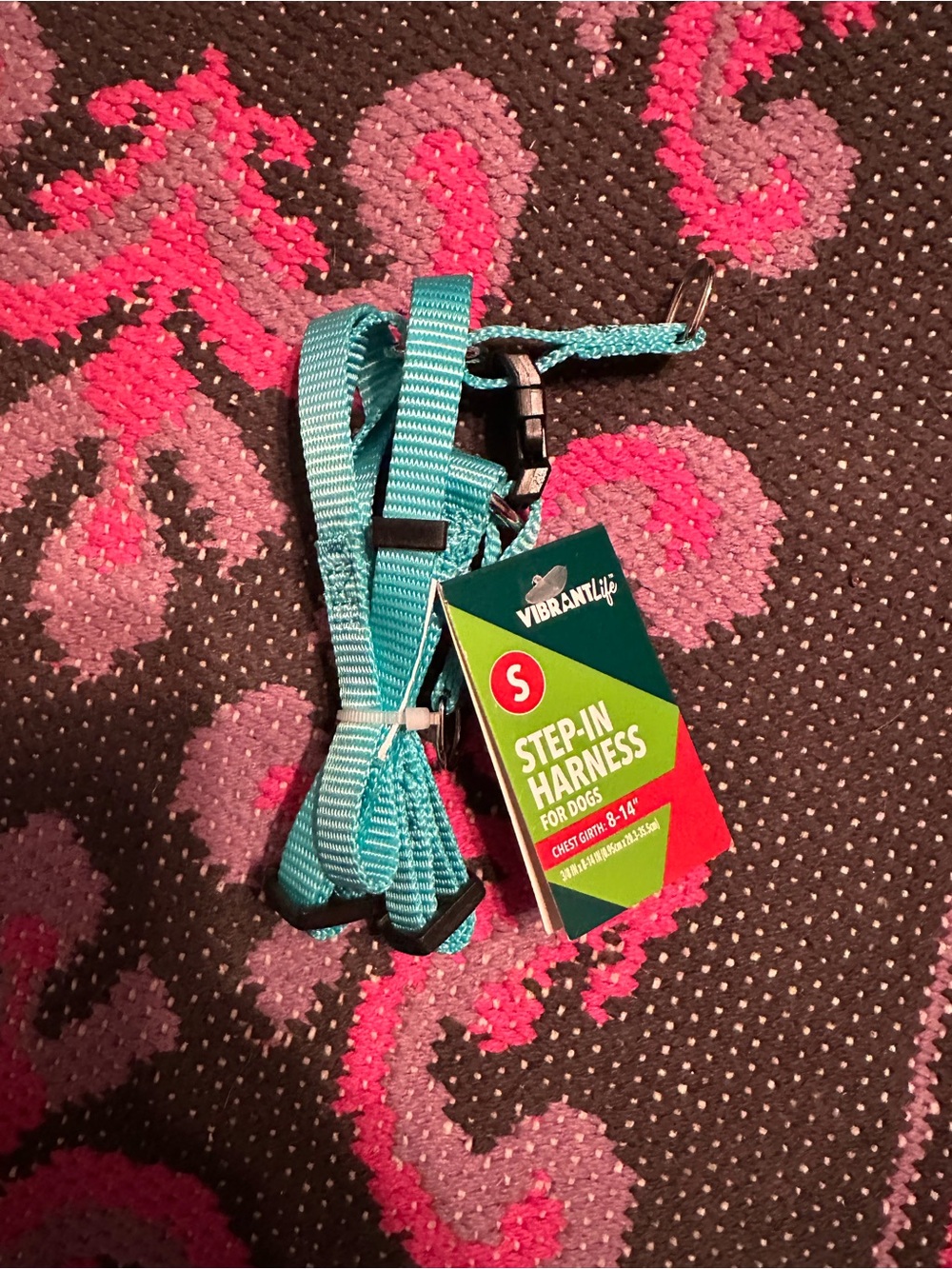 3/$15 🌟 Vibrant Life Small Step-In Dog Harness Teal NWT